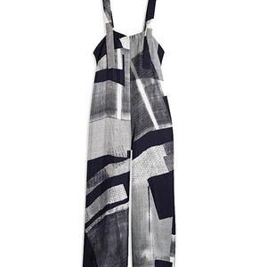 Topshop Boutique Silk Printed Jumpsuit NWT Size 2